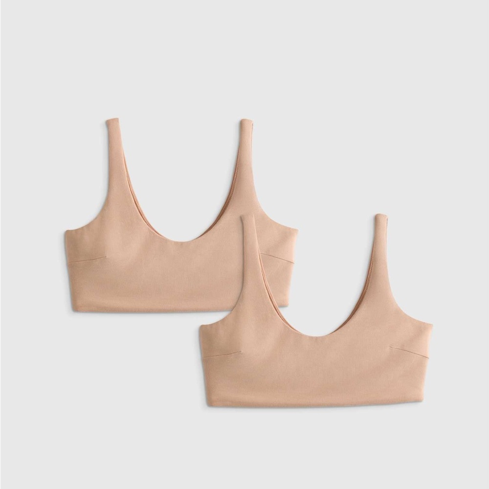 Quince Micro modal Maternity & Postpartum Bra NEW Sand Nude